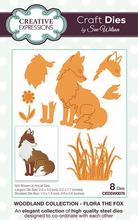Dies by Sue Wilson Woodland Collection - Flora The Fox