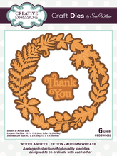 Dies by Sue Wilson Woodland Collection - Autumn Wreath