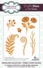 Dies by Sue Wilson Woodland Collection - Forest Floor Foliage