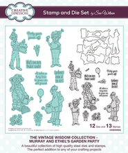 Sue Wilson Vintage Wisdom Collection - Murray and Ethel’s Garden Party Stamp & Die Set