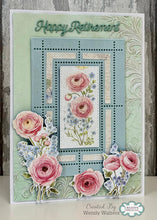 Cardzz By Crealies - Postage Stamp Sheet Rectangle with Rectangle Dies