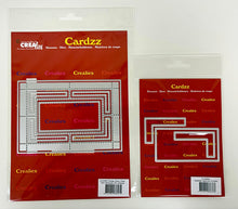 Cardzz By Crealies - Postage Stamp Sheet Rectangle with Rectangle Dies