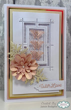 Cardzz By Crealies - Postage Stamp Sheet Rectangle with Rectangle Dies