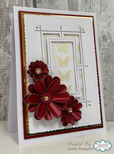Cardzz By Crealies - Postage Stamp Sheet Rectangle with Rectangle Dies