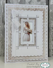 Cardzz By Crealies - Postage Stamp Sheet Rectangle with Rectangle Dies