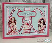 Cardzz By Crealies - Postage Stamp Sheet Rectangle with Oval Dies