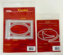 Cardzz By Crealies - Postage Stamp Sheet Rectangle with Oval Dies