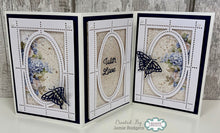 Cardzz By Crealies - Postage Stamp Sheet Rectangle with Oval Dies