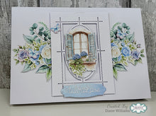 Cardzz By Crealies - Postage Stamp Sheet Rectangle with Oval Dies
