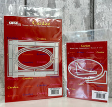 Cardzz By Crealies - Postage Stamp Sheet Rectangle with Oval Dies