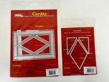 Cardzz By Crealies - Postage Stamp Sheet Rectangle with Diamond Dies