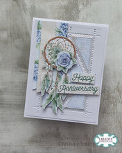 Cardzz By Crealies - Postage Stamp Sheet Rectangle with Diamond Dies