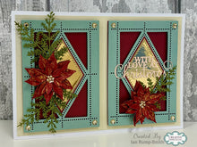 Cardzz By Crealies - Postage Stamp Sheet Rectangle with Diamond Dies