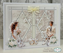 Cardzz By Crealies - Postage Stamp Sheet Rectangle with Diamond Dies
