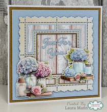 Cardzz By Crealies - Postage Stamp Sheet Square with Square Dies