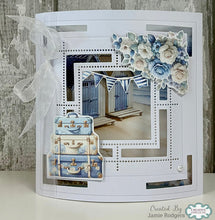 Cardzz By Crealies - Postage Stamp Sheet Square with Square Dies