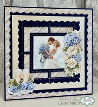 Cardzz By Crealies - Postage Stamp Sheet Square with Square Dies