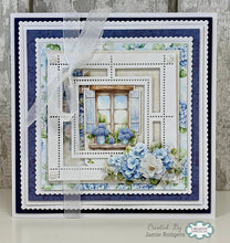 Cardzz By Crealies - Postage Stamp Sheet Square with Square Dies