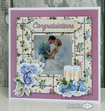 Cardzz By Crealies - Postage Stamp Sheet Square with Square Dies