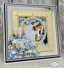 Cardzz By Crealies - Postage Stamp Sheet Square with Circle Dies