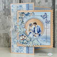Cardzz By Crealies - Postage Stamp Sheet Square with Circle Dies