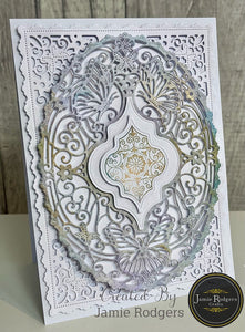 Jamie Rodgers Crafts Tile Collection - Ornate Patterns DL Stamp Set