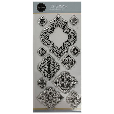 Jamie Rodgers Crafts Tile Collection - Ornate Patterns DL Stamp Set