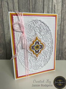 Jamie Rodgers Crafts Tile Collection - Butterfly Florals DL Stamp Set
