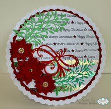 Jamie Rodgers Crafts Essential Backgrounds Collection - Happy Christmas Lines DL Stamp