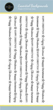 Jamie Rodgers Crafts Essential Backgrounds Collection - Happy Christmas Lines DL Stamp