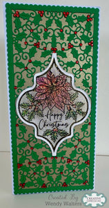 Jamie Rodgers Crafts Tile Collection - Poinsettia DL Stamp Set