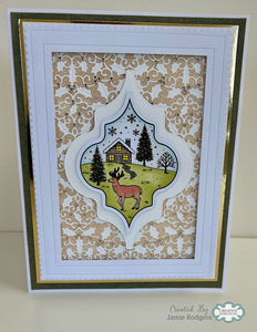 Jamie Rodgers Crafts Tile Collection - Winter Scenes DL Stamp Set
