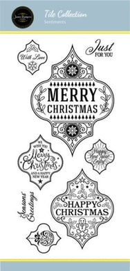 Jamie Rodgers Crafts Tile Collection - Sentiments DL Stamp Set