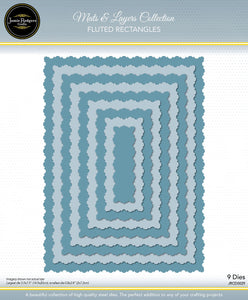 Jamie Rodgers Crafts Mats & Layers Collection - Fluted Rectangles