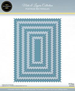Jamie Rodgers Crafts Mats & Layers Collection - Postage Rectangles