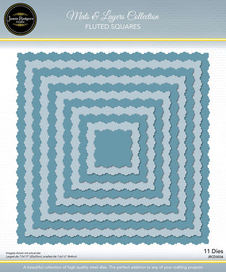 Jamie Rodgers Crafts Mats & Layers Collection - Fluted Squares