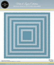 Jamie Rodgers Crafts Mats & Layers Collection - Deckle Edge & Stitched Squares