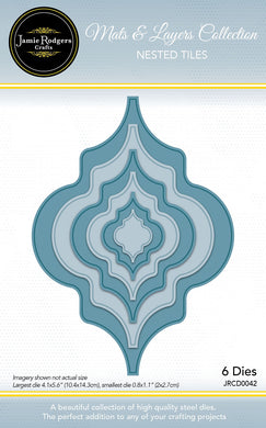 Jamie Rodgers Crafts Mats & Layers Collection - Nested Tiles Die Set