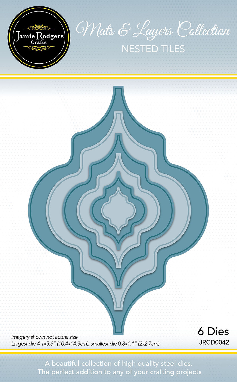 Jamie Rodgers Crafts Mats & Layers Collection - Nested Tiles Die Set