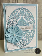Jamie Rodgers Crafts Background Collection - Elegant Butterfly Oval Die Set