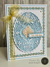Jamie Rodgers Crafts Background Collection - Elegant Butterfly Oval Die Set
