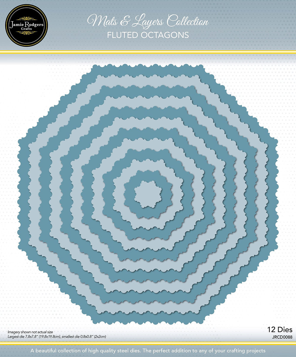 Jamie Rodgers Crafts Mats & Layers Collection - Fluted Octagons