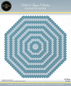 Jamie Rodgers Crafts Mats & Layers Collection - Postage Octagons