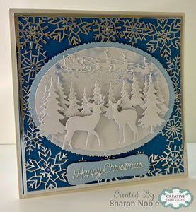 Jamie Rodgers Crafts Festive Collection - Square Snowflake Frame