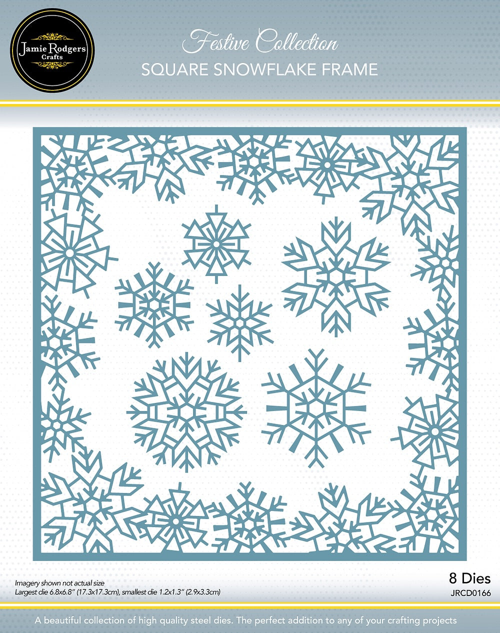 Jamie Rodgers Crafts Festive Collection - Square Snowflake Frame