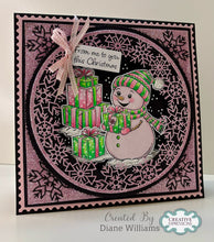 Jamie Rodgers Crafts Festive Collection - Circular Snowflake Frame