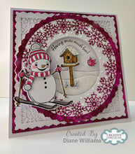 Jamie Rodgers Crafts Cuddly Clan Collection - Rosie's Skiing Adventure Stamp & Die Set