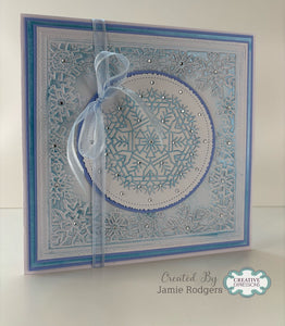 Jamie Rodgers Crafts Festive Collection - Circular Snowflake Frame