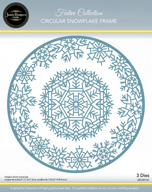 Jamie Rodgers Crafts Festive Collection - Circular Snowflake Frame