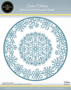 Jamie Rodgers Crafts Festive Collection - Circular Snowflake Frame